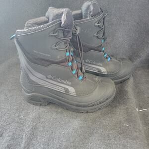 Columbia Youth Bugaboot Plus IV Omni Heat Boot Black 4 M Big Kid